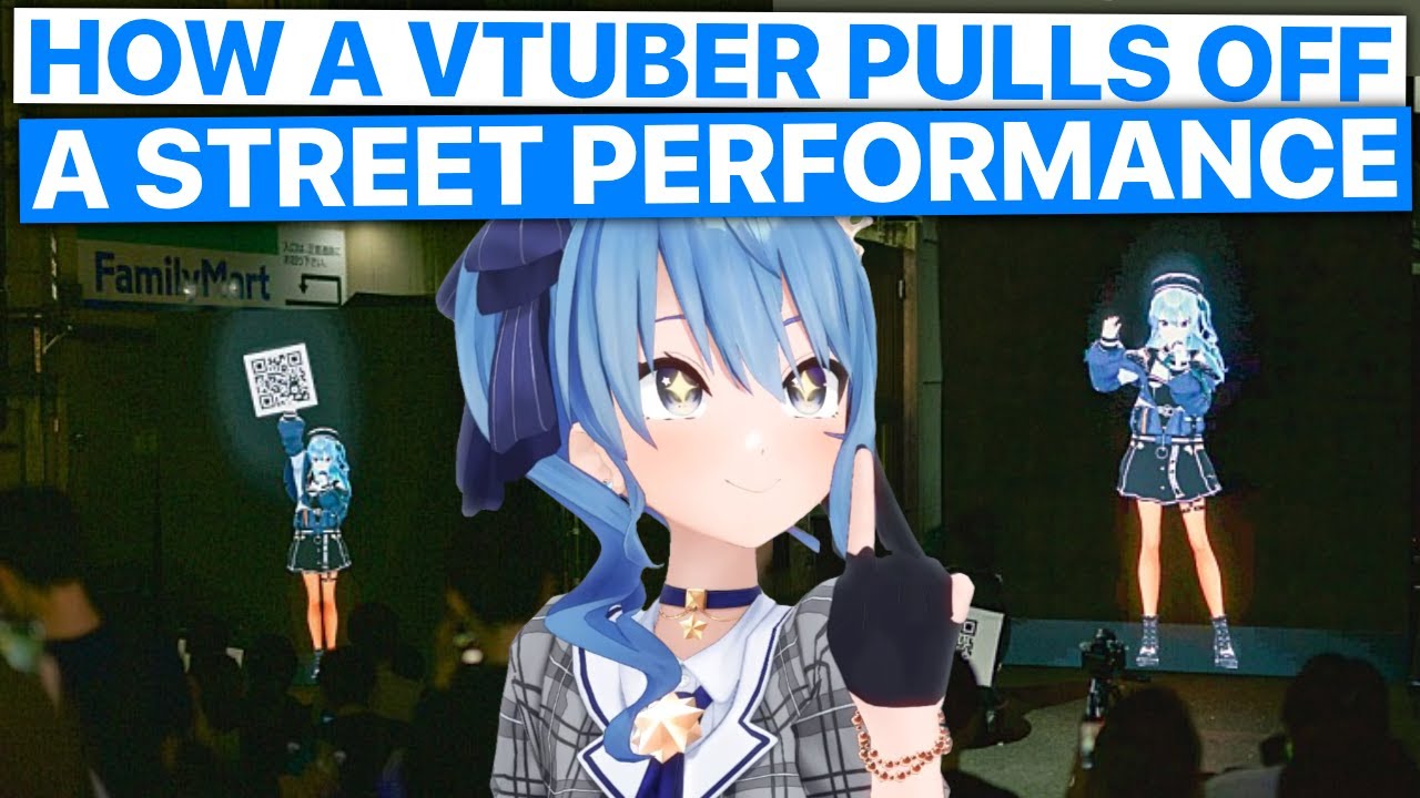 How A Vtuber Pulls Off A Street Performance In Shibuya (Hoshimachi Suisei / Hololive) [Eng Subs]