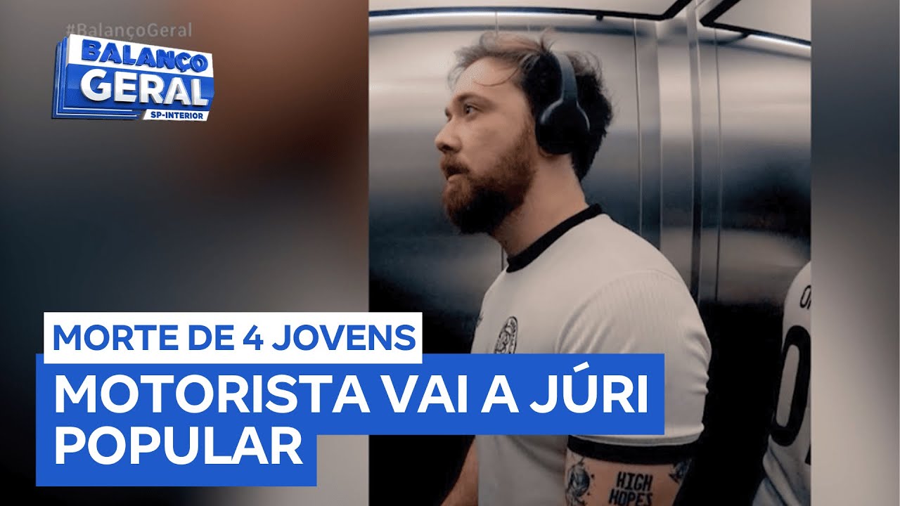 Motorista acusado de provocar acidente que matou quatro jovens vai a júri popular