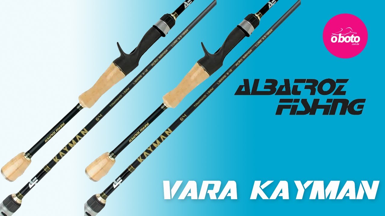 Vara Para Carretilha Albatroz Kayman Inteiriça