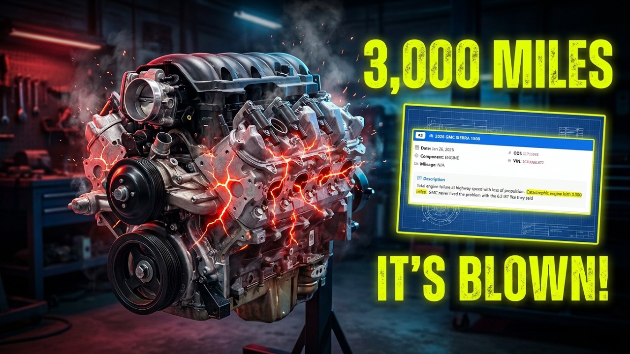 GM's 2026 6.2L Engines are Failing. 3,000 Miles and BLOWN