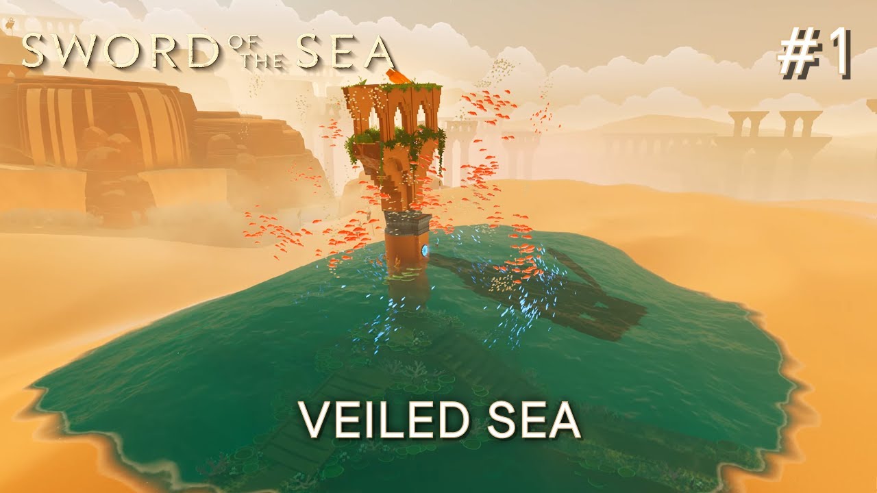 Sword of sea walkthrough #1 - Veiled sea - All 100% collectibles & trophies - First impression