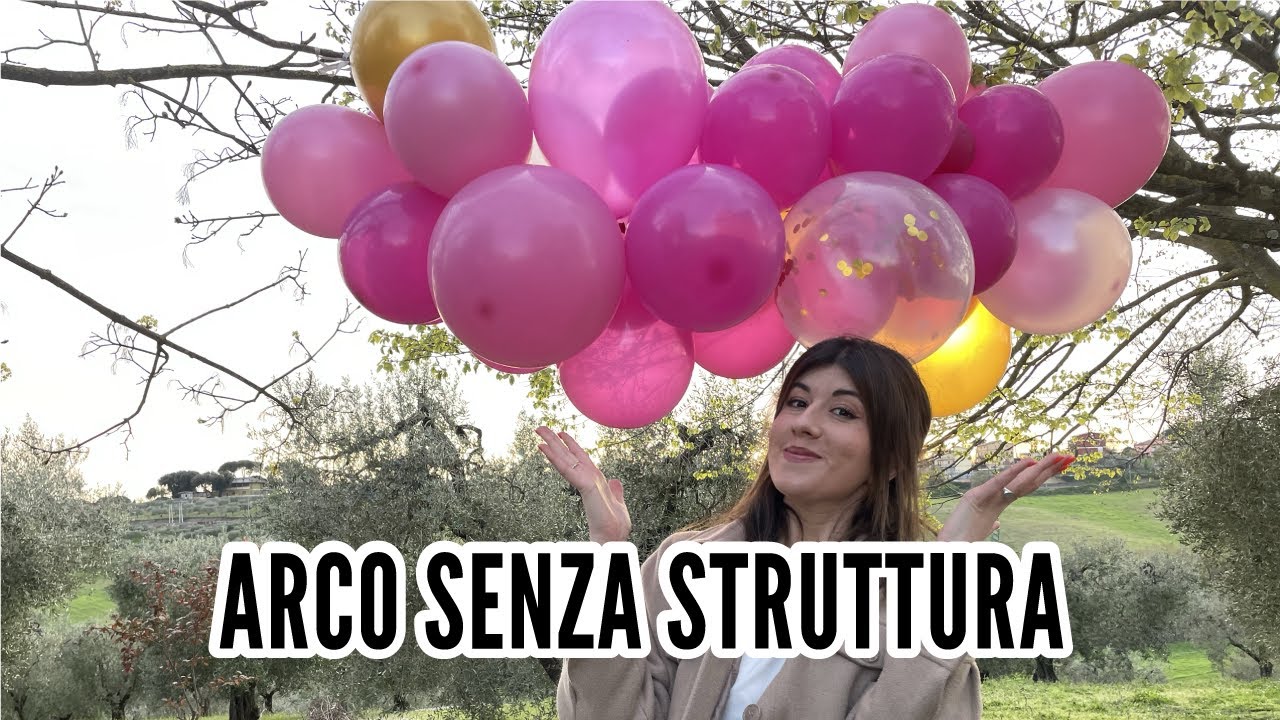ARCO PALLONCINI SENZA STRUTTURA 🎈 in soli 5 minuti!