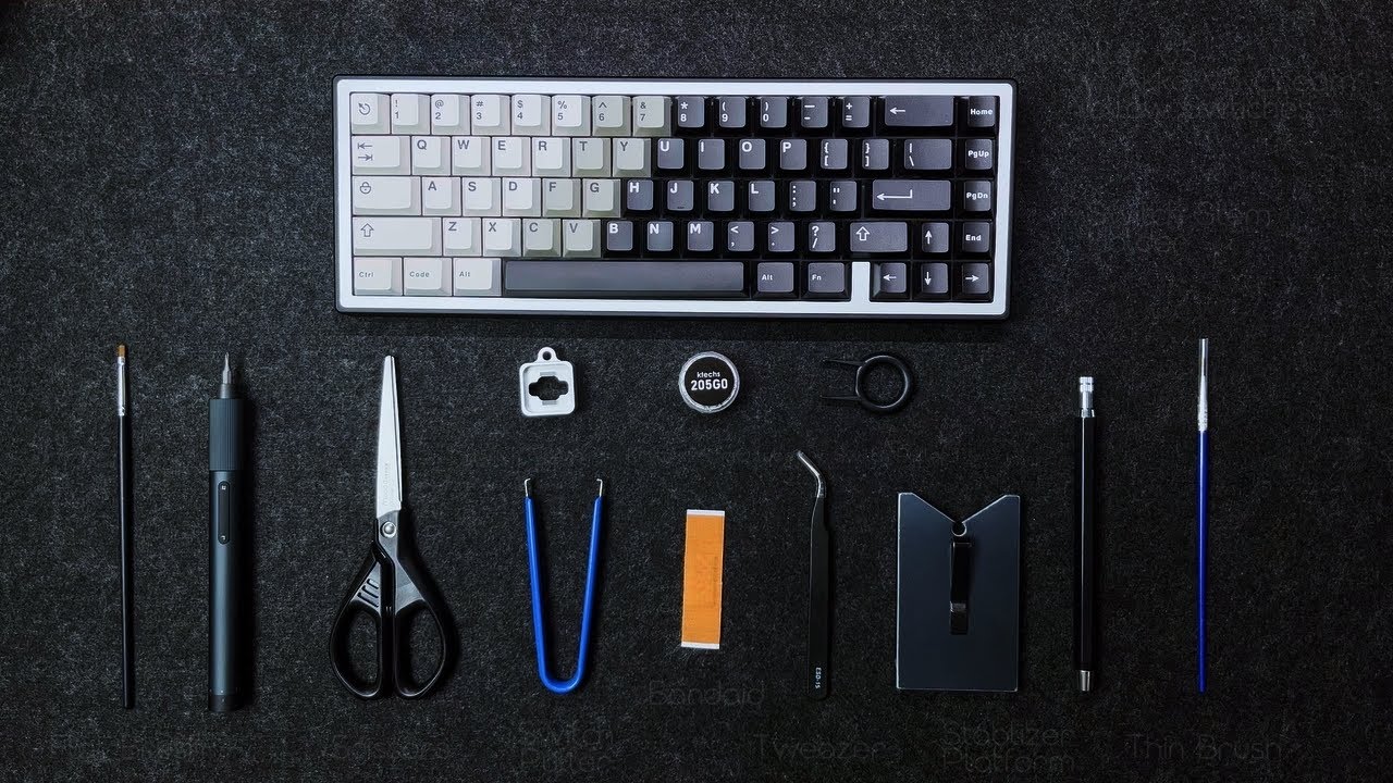 Modding My First Custom Mechanical Keyboard | Killer65 [ASMR Build]