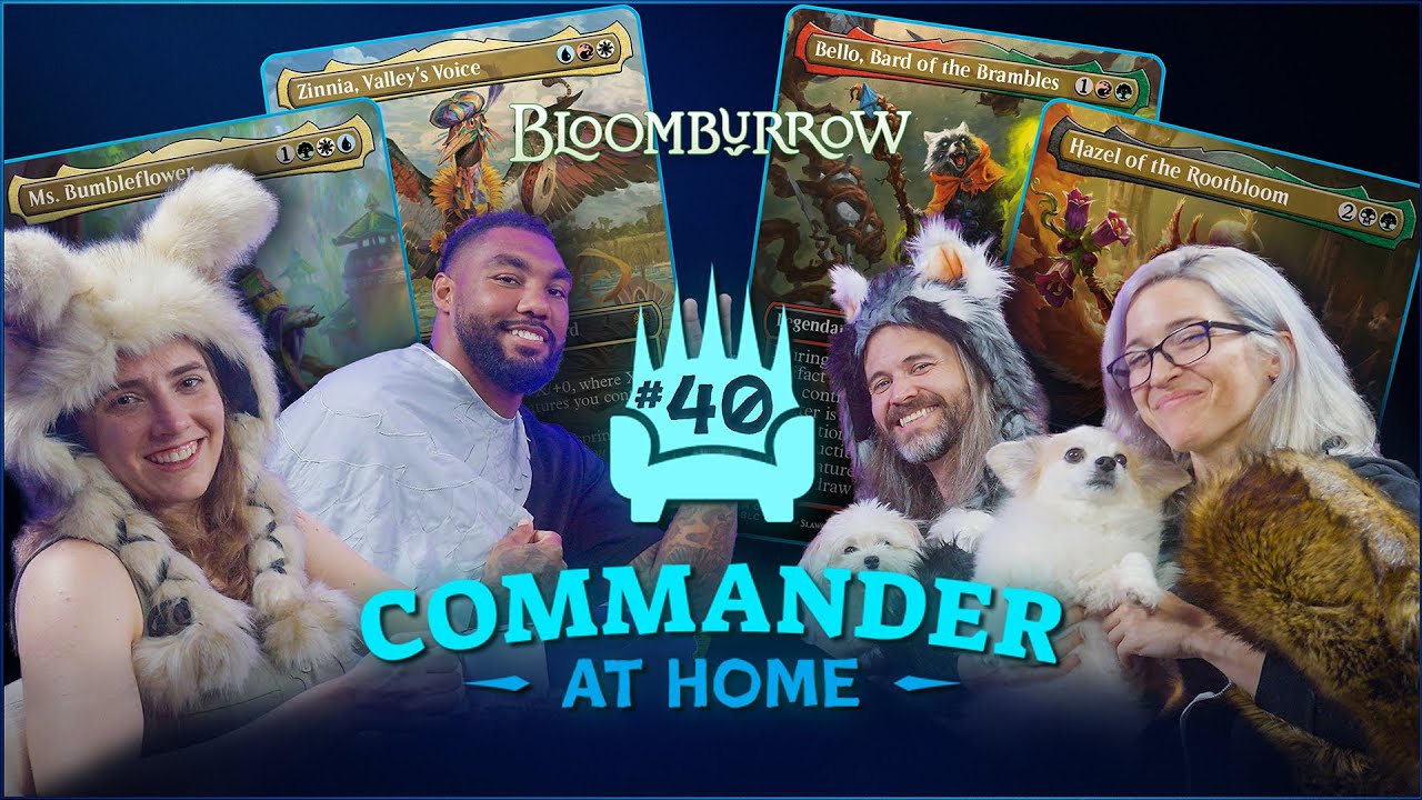 Big Cat, Little Critters | Seahawk Leonard Williams and Amazonian play Bloomburrow Commander | Ep 40