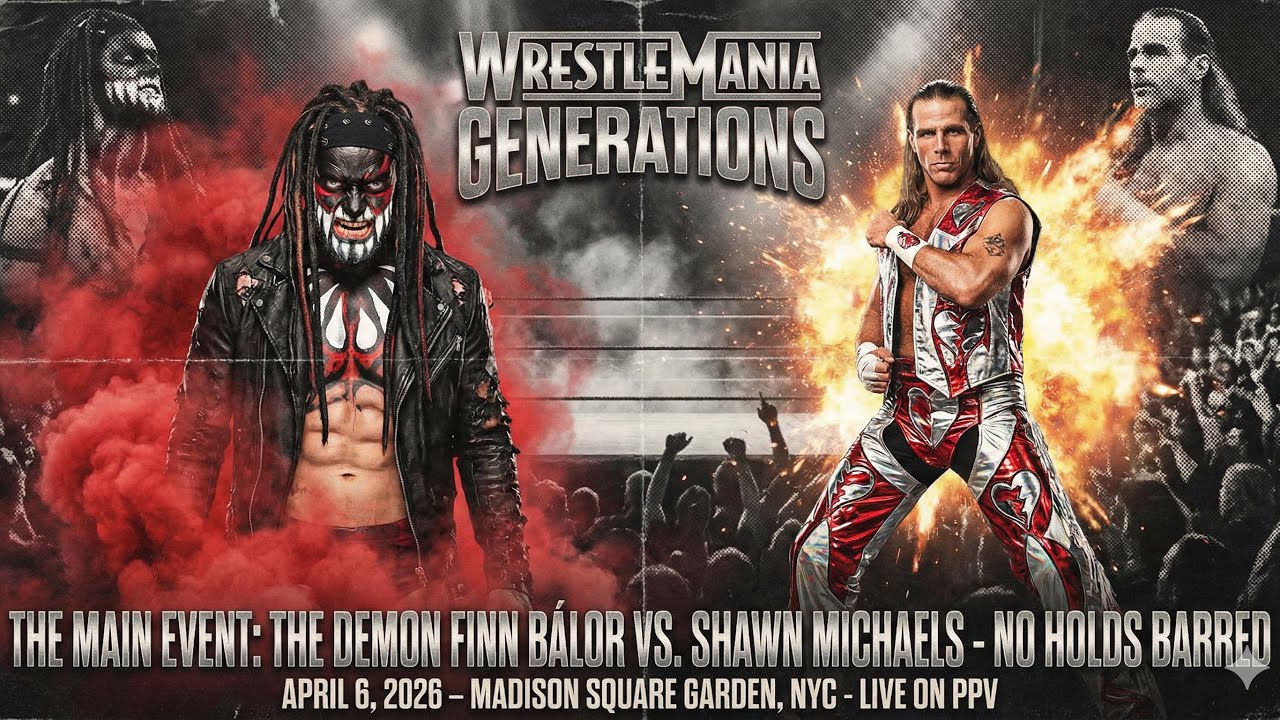 WWE 2K25I HBK vs Finn Balor bloodlines rule match
