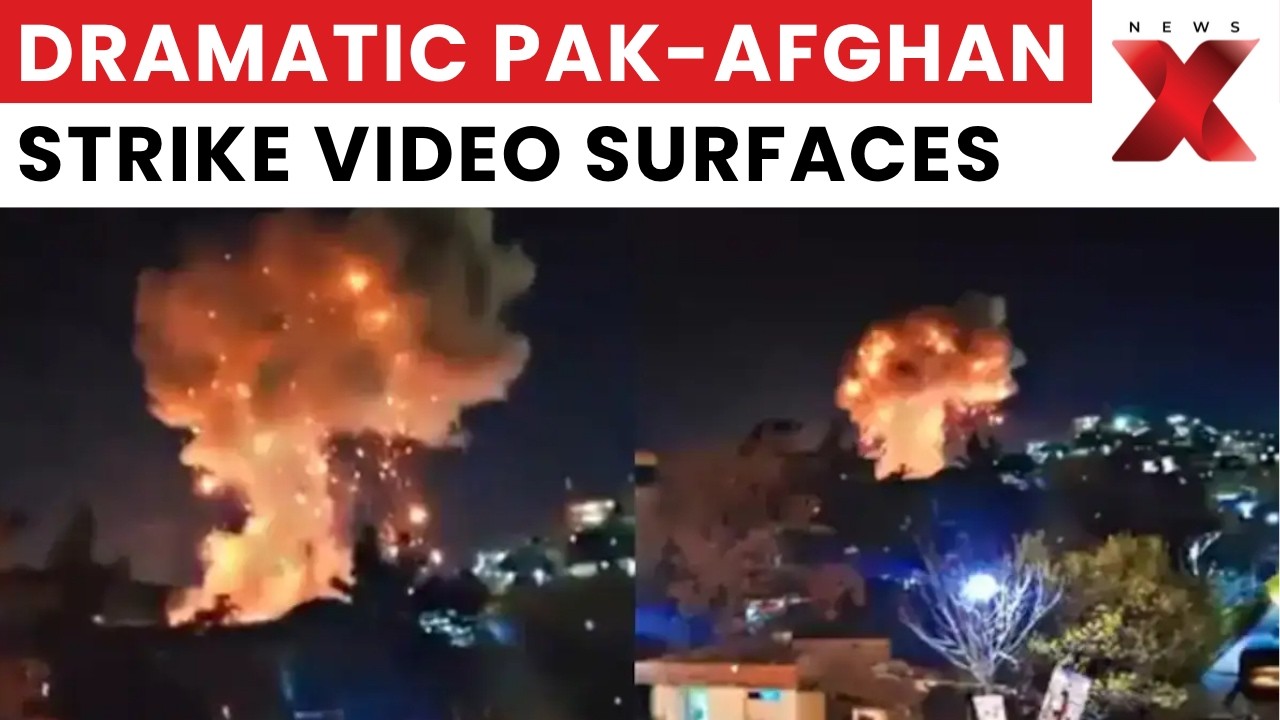 Pakistan Airstrikes Caught on Camera: Explosions Rock Afghanistan's Paktika | NewsX