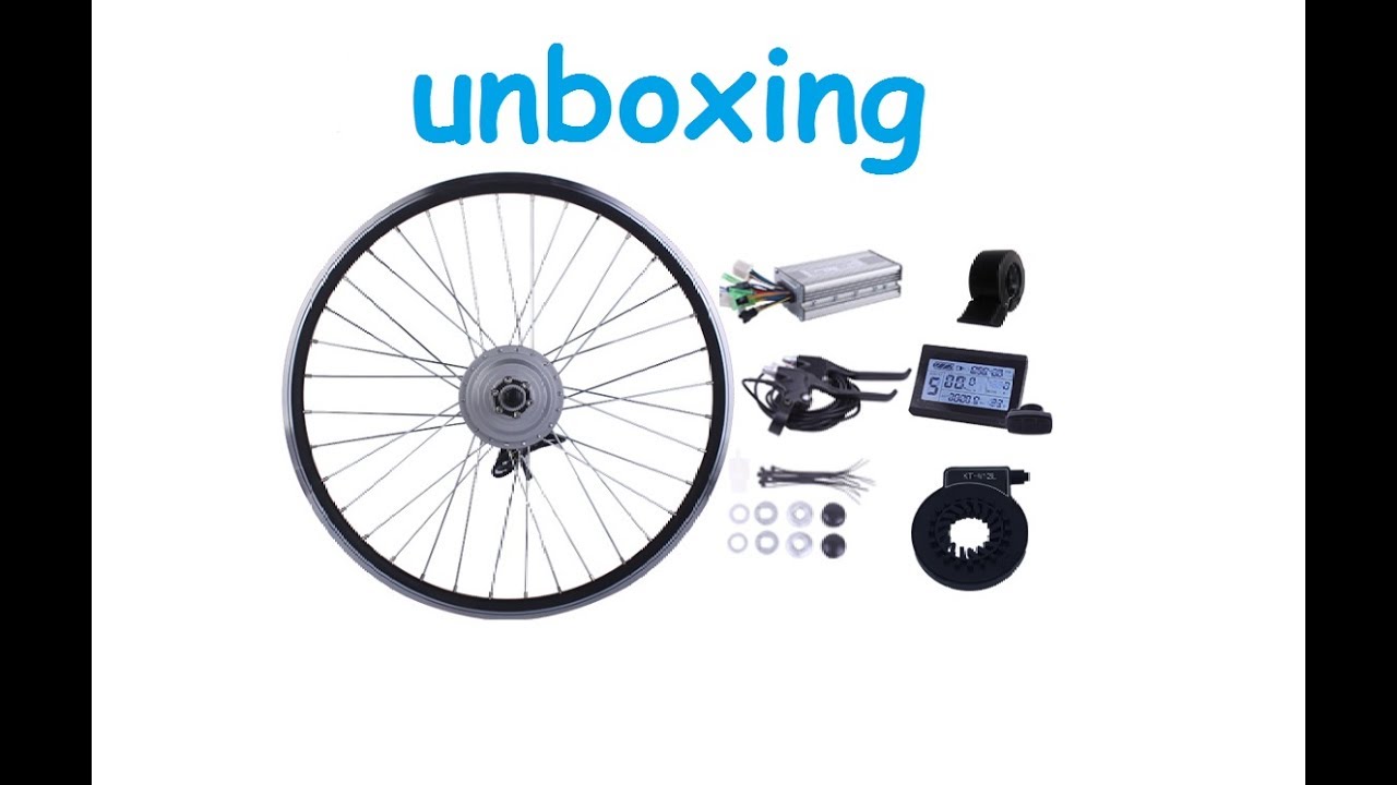 E bike - unboxing nowego zestawu MXUS 48V 350W prosto z chin