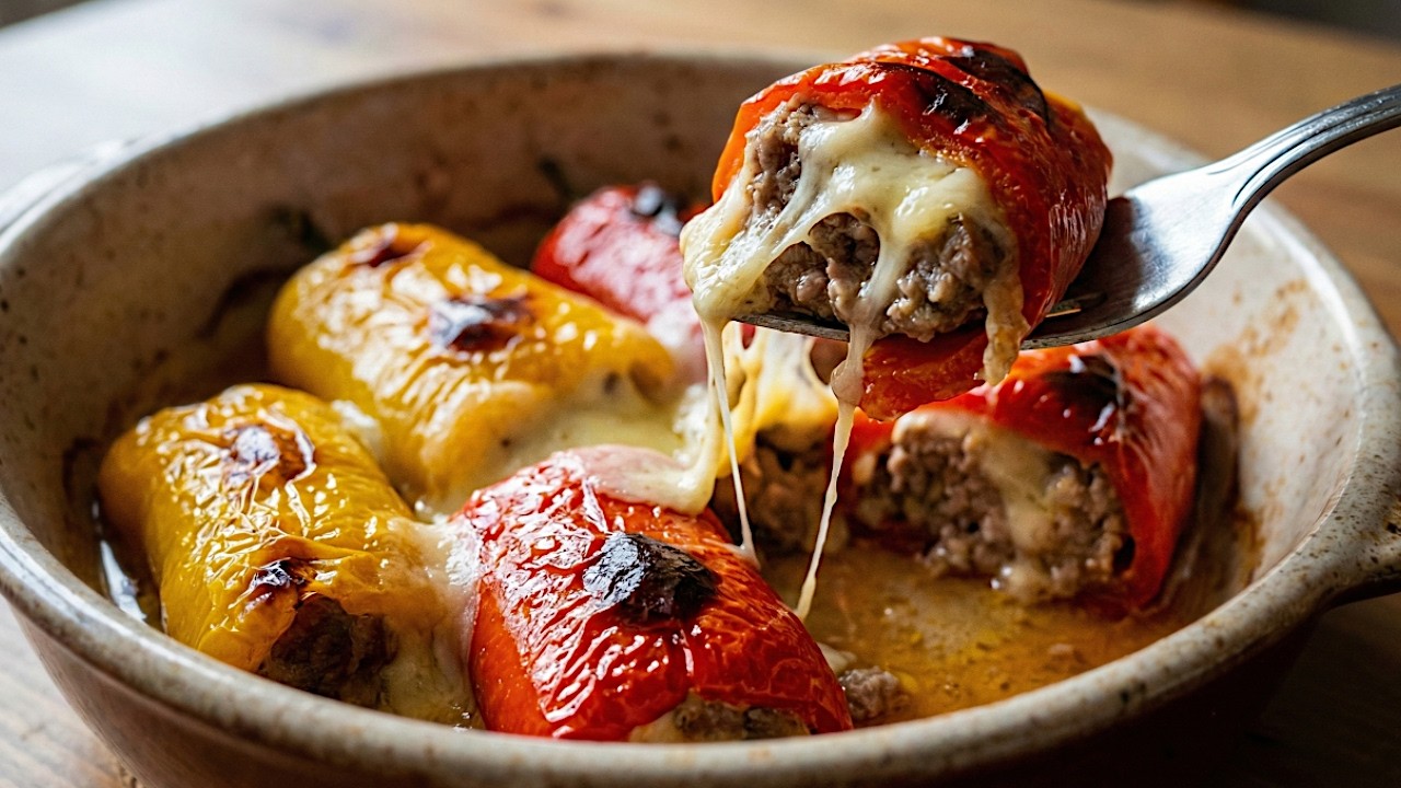 Булочки с мясом и сыром проволона! Идеально для ВКУСНОГО УЖИНА.