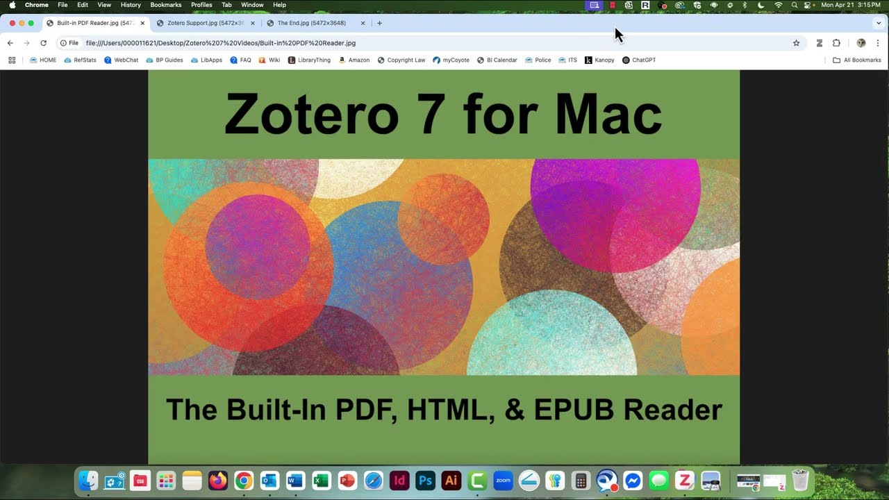 Zotero 7 for Mac: The Built-In PDF, HTML, & EPUB Reader
