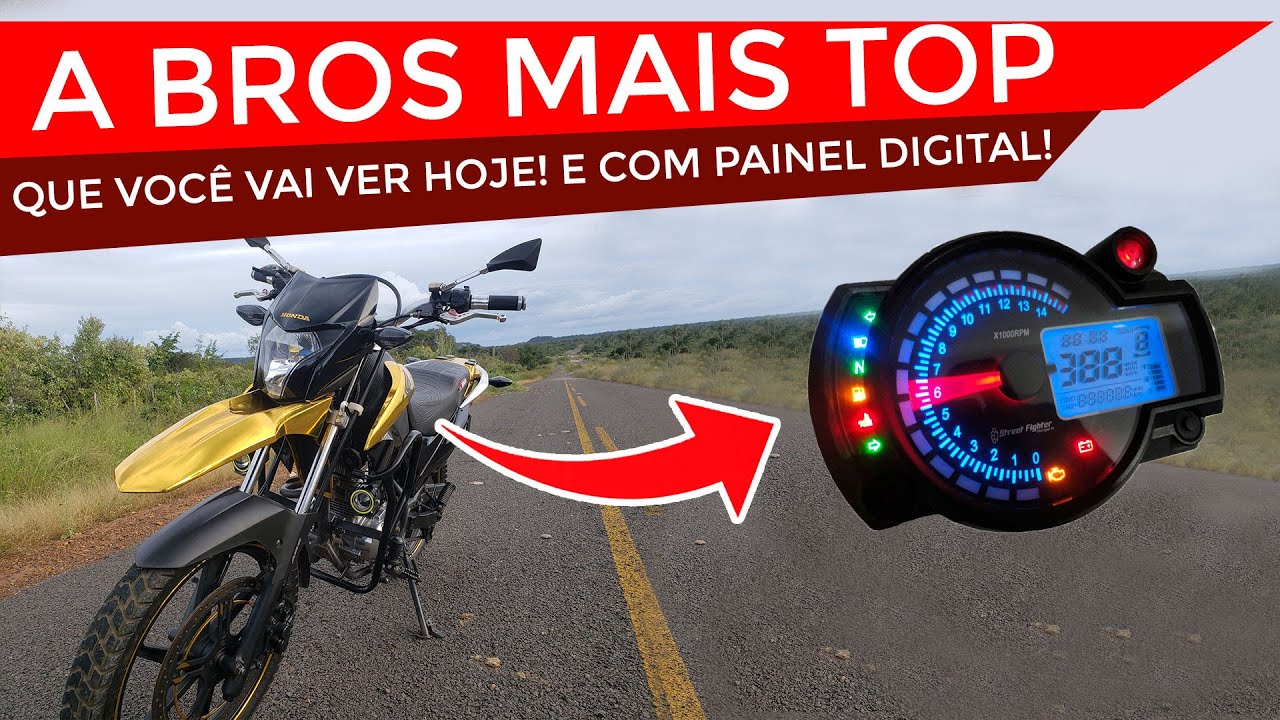 Bros de painel novo. N&atilde;o tem conversa. O painel Sf2 muda muito a moto