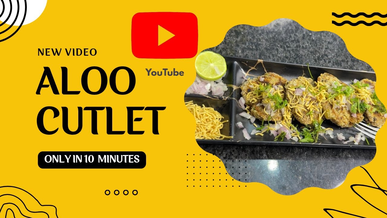 CRISPY SPICY ALOO CUTLET😋|ONLY IN 10 MINUTES |MAHER’S KITCHEN 