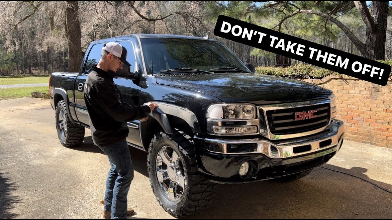 REMOVING MY FENDER FLARES - ROTTED FENDERS??
