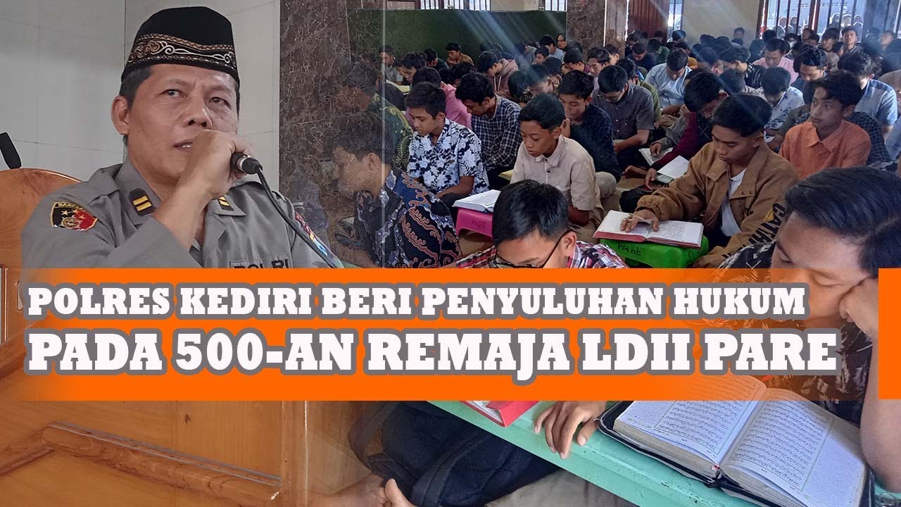 POLRES KEDIRI BERI PENYULUHAN HUKUM PADA REMAJA LDII