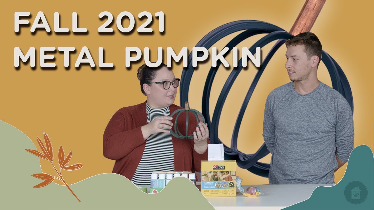 Easy Fall DIY | Metal Pumpkin Hack | Decocrated Subscription Box