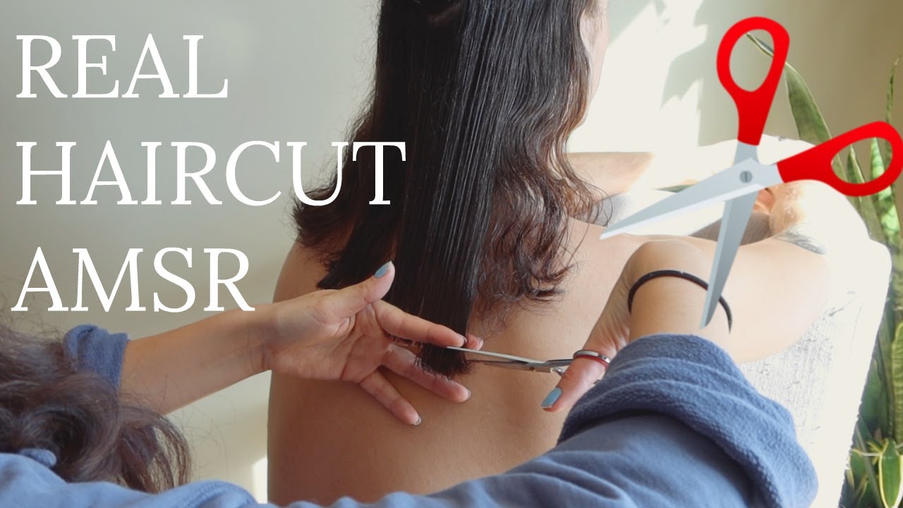 REAL ASMR HAIRCUT (no talking)