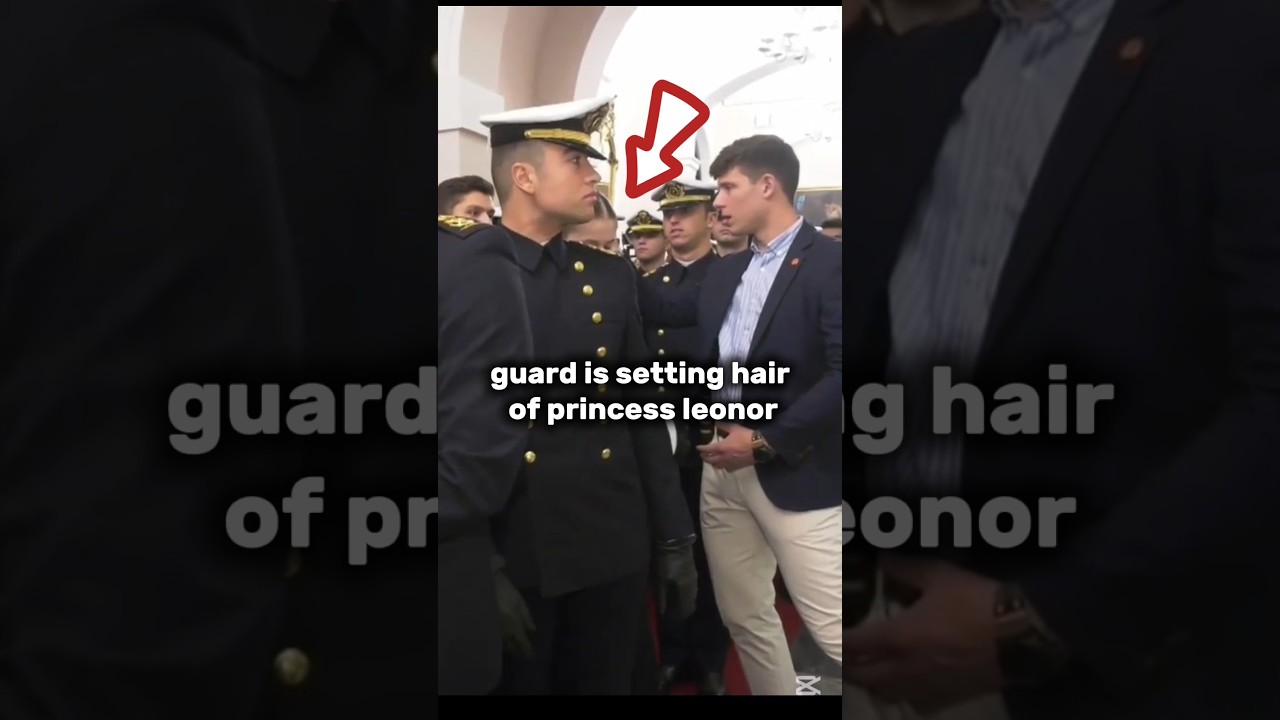 Princess leonor getting royal protocol#leonordeborbon#leonor #princessdeasturia