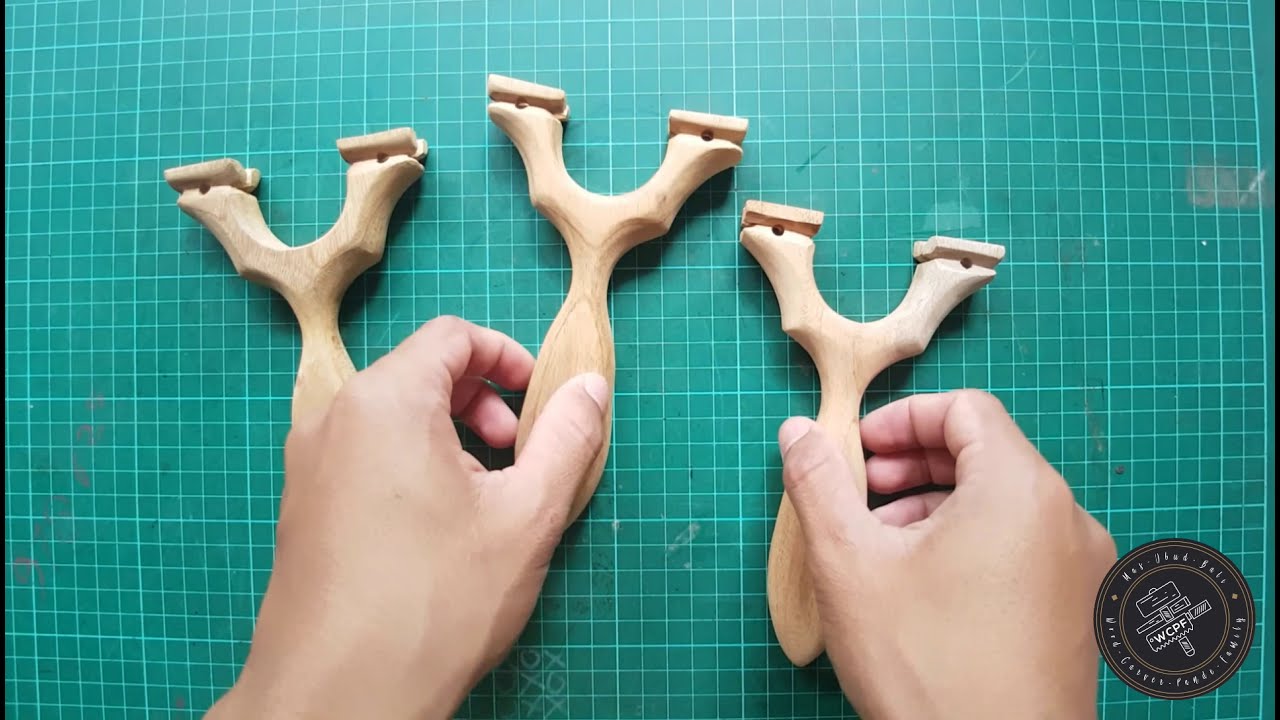 Making The Most Friendly Wooden Slingshot - DIY