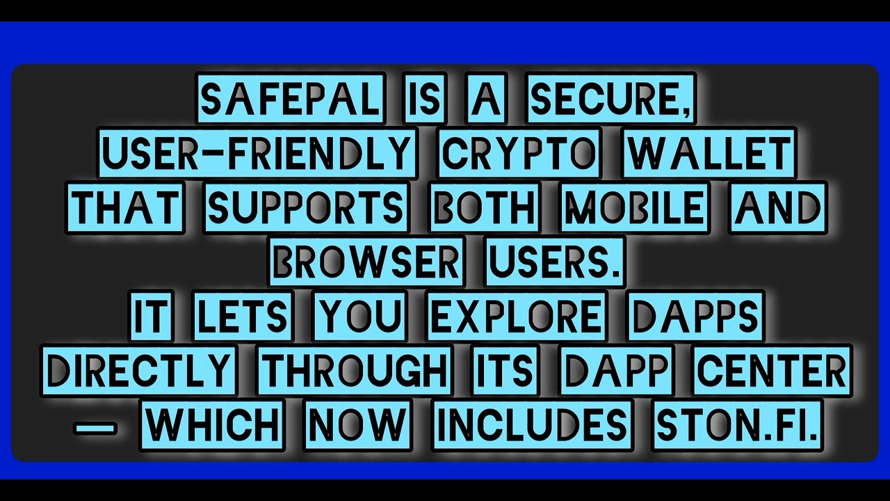 STON.fi Tutorial: How to Swap Tokens with SafePal Wallet on TON 🚀