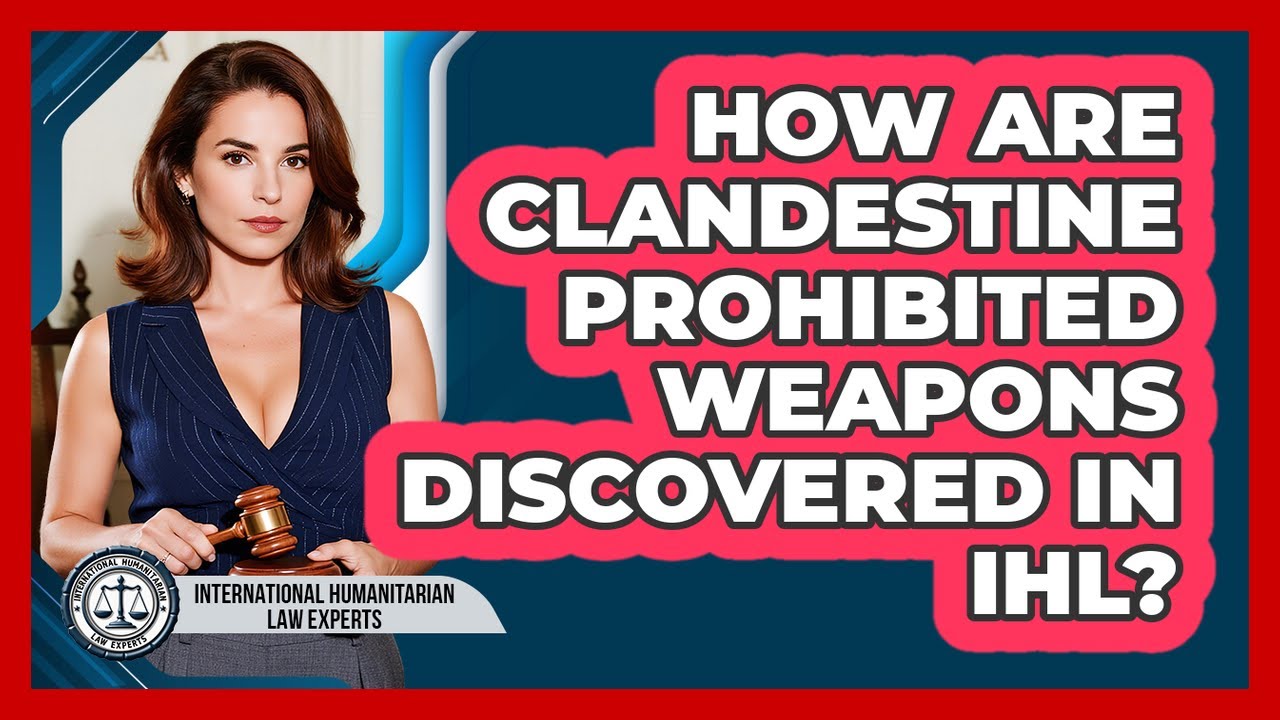 How Are Clandestine Prohibited Weapons Discovered In IHL? - International Humanitarian Law Experts