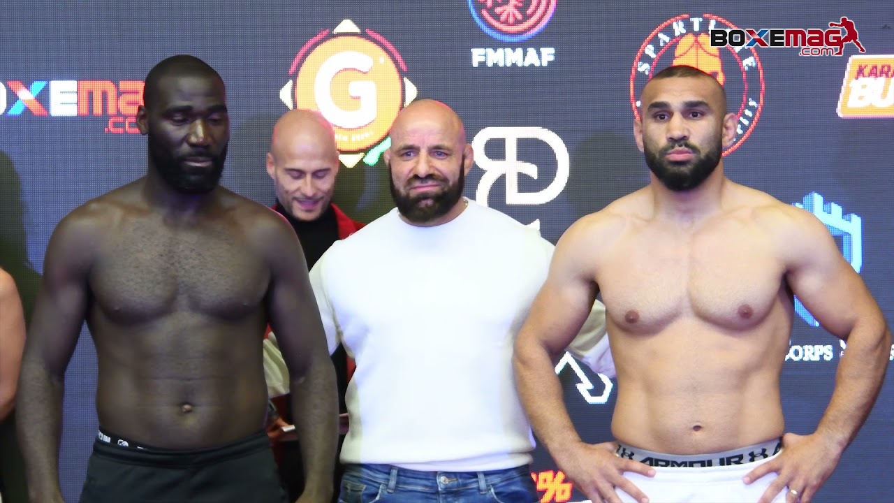 Yann Kouadja vs Karrar Hammodi 2 - Replay de la pesée et du face à face