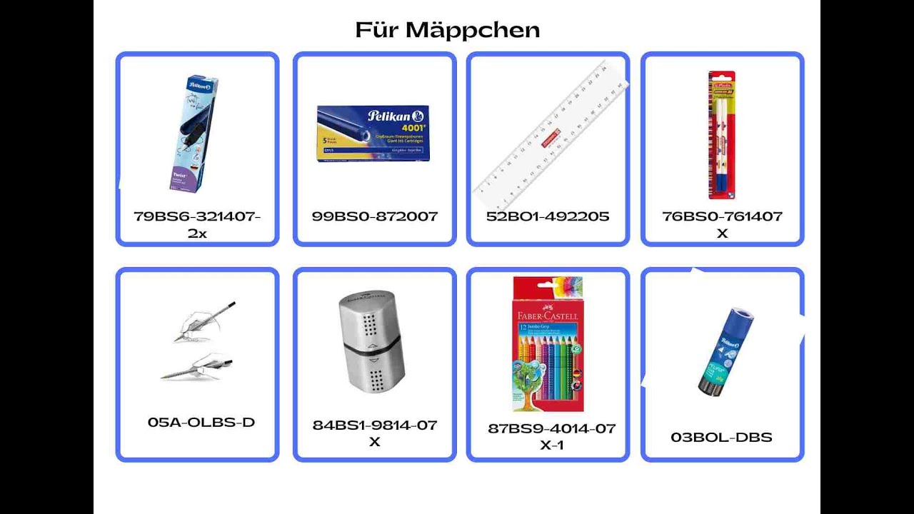 Das komplette Schulmaterial-Kit für Klasse 3 -Katze und Hunde!