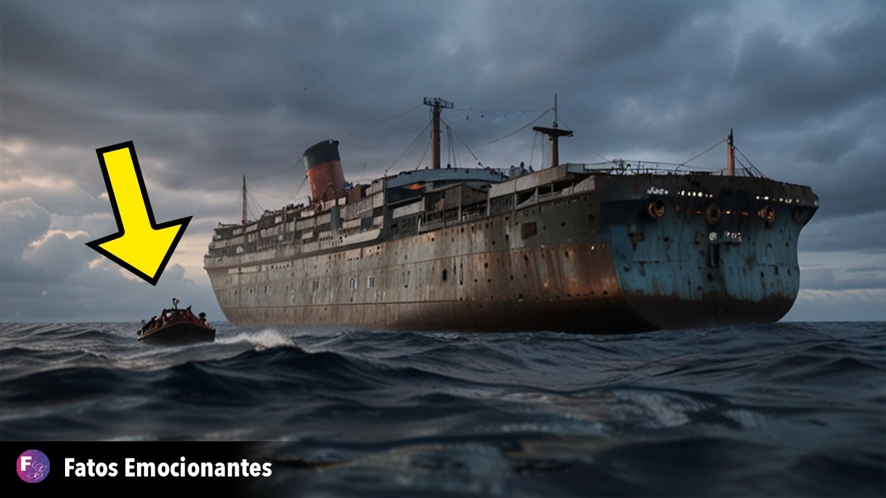 NAVIO FANTASMA ASSOMBRA OS MARES POR 38 ANOS SOZINHO AT&Eacute; ALGO INIMAGIN&Aacute;VEL ACONTECER!