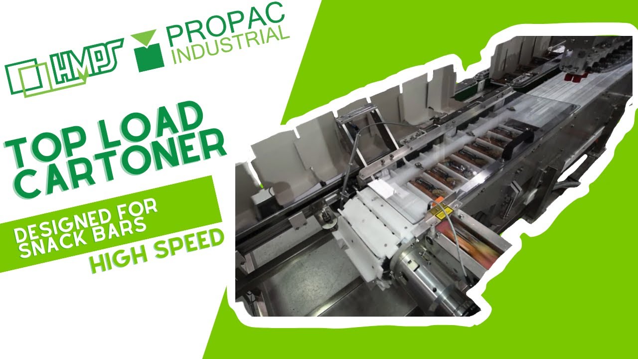 High Speed Top Load Cartoner - Packing Snack Bars