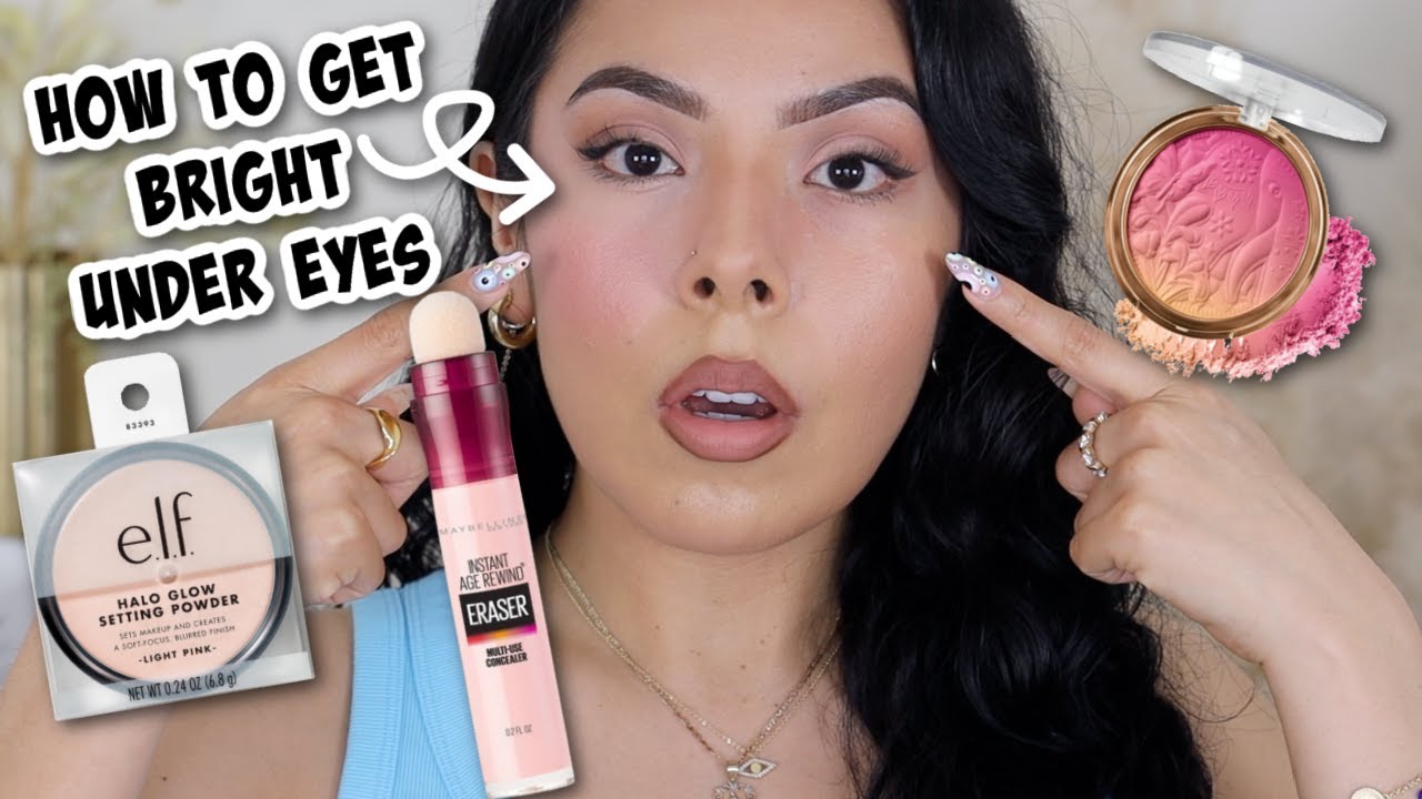 HOW TO GET BRIGHT UNDER EYES USING AFFORDABLE MAKEUP!| TUTORIAL & REVIEW!