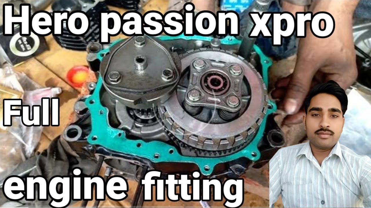 Hero Passion XPro full engine fitting/how Hero Passion XPro engine fitting//