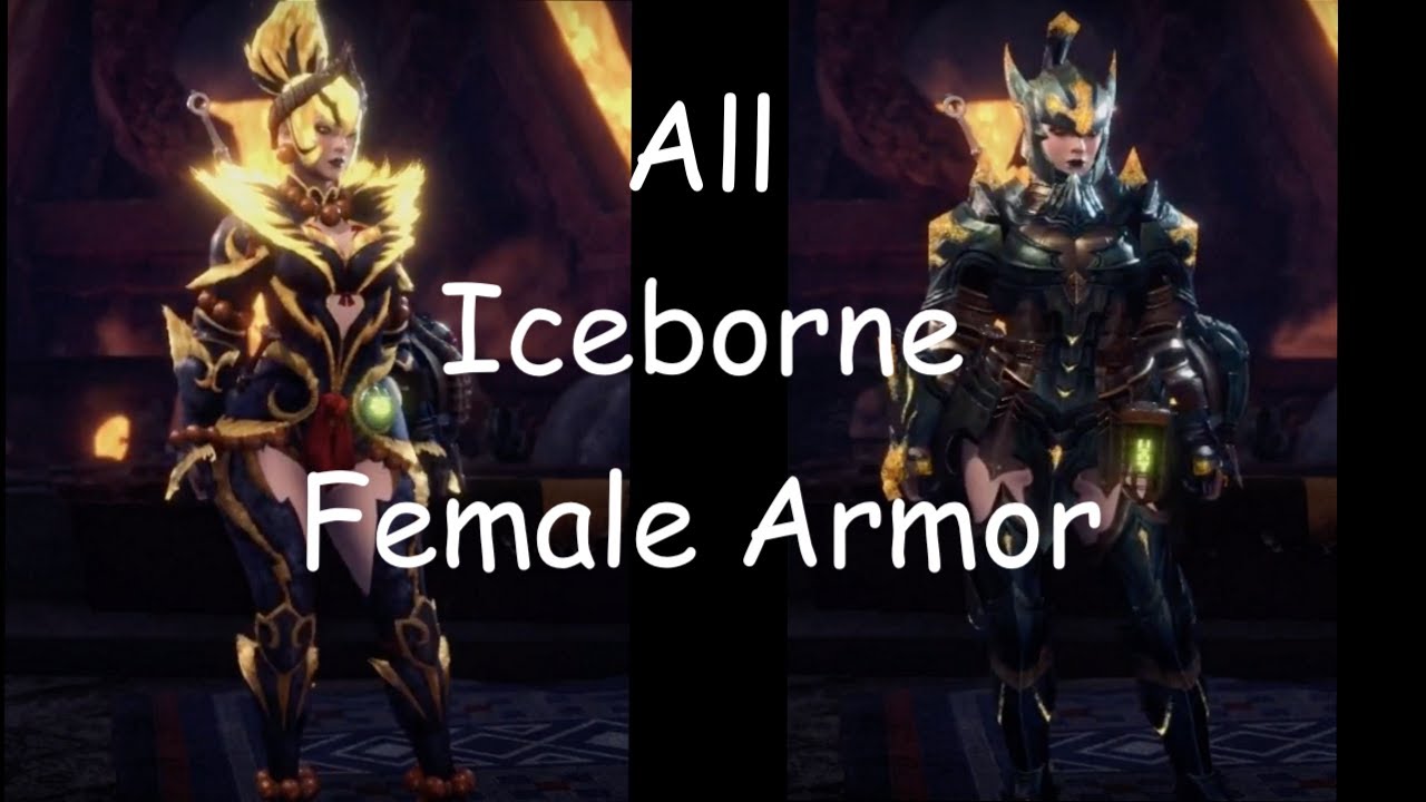 MHW Iceborne All Female Armor Showcase