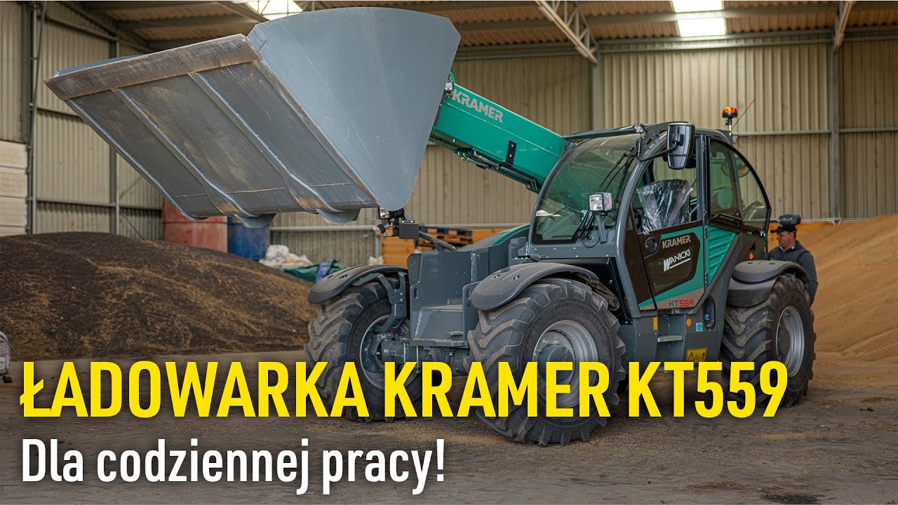 Ładowarka teleskopowa KRAMER KT 559 | Pokazy u naszego klienta | Wanicki Agro