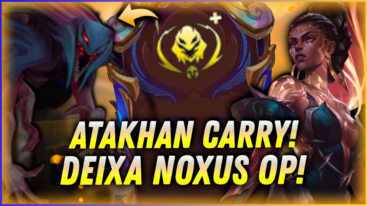 O ATAKHAN VIRA UM CARRY INSANO COM ESSE APRIMORAMENTO! | Teamfight Tactics