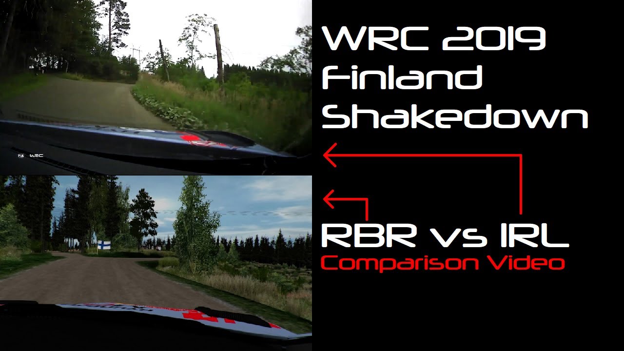 RBR vs Real Life | Onboard WRC 2019 Finland Shakedown