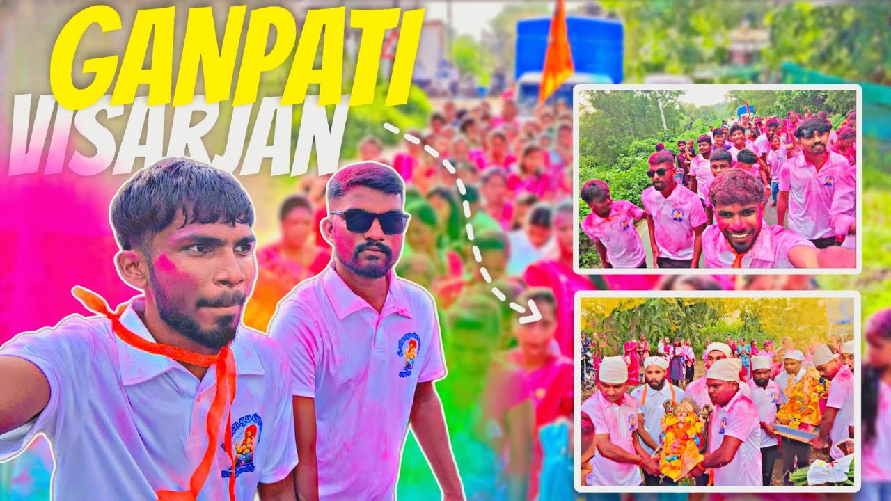 Ganpati Bappa Visarjan 2025 || #anishrtd
