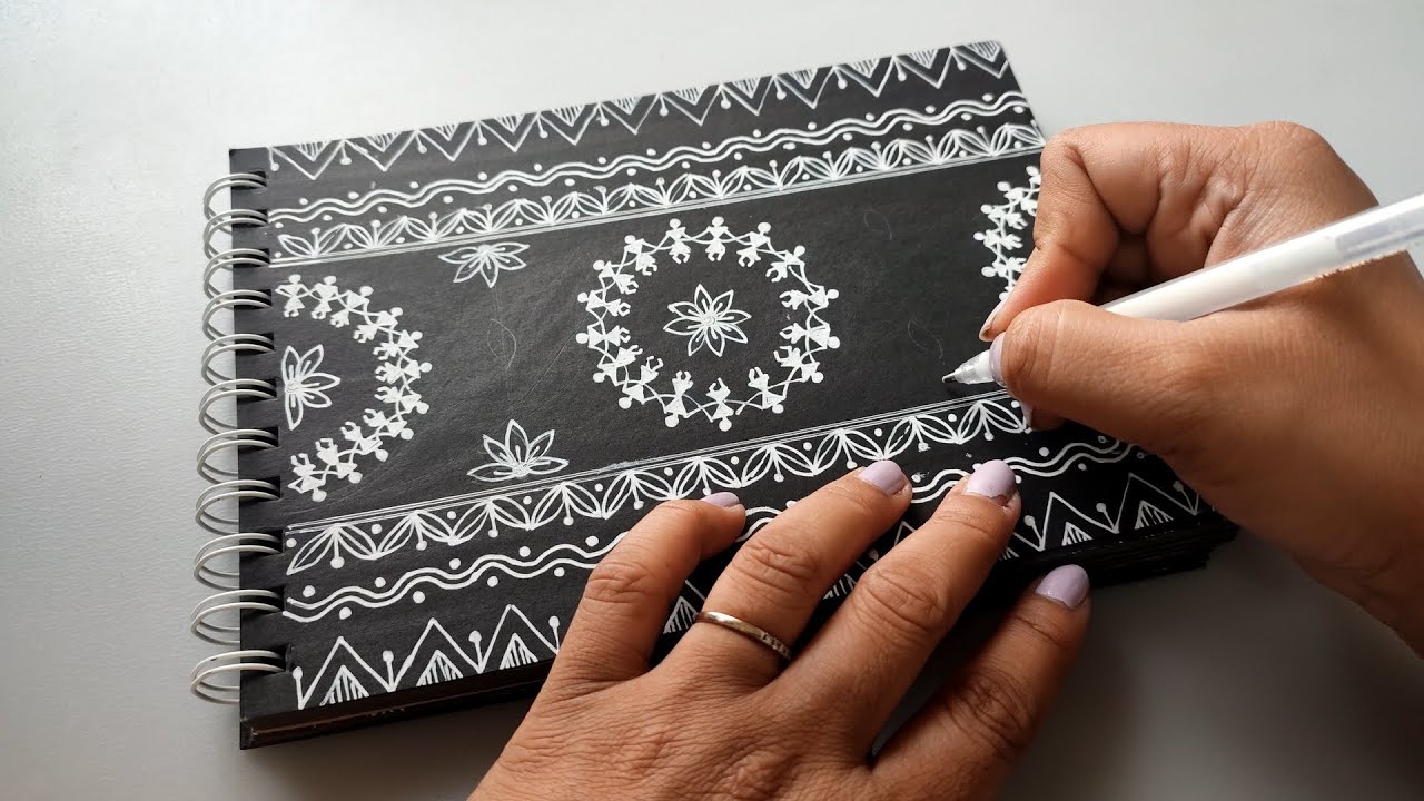 Step by step Warli Art for Beginners | How to draw Warli Art festival | Tribal Art Drawing Tutorial