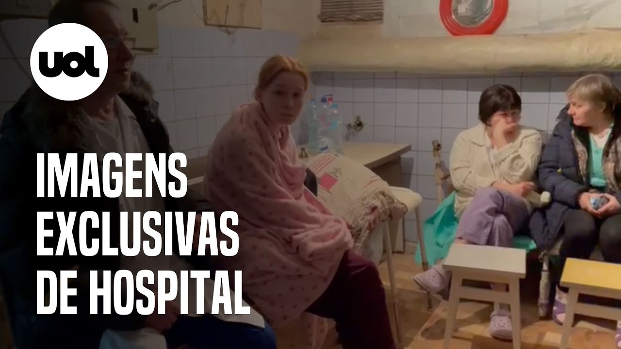 Guerra na Ucrânia: Médico escondido em abrigo conta que avalia explosões para proteger pacientes