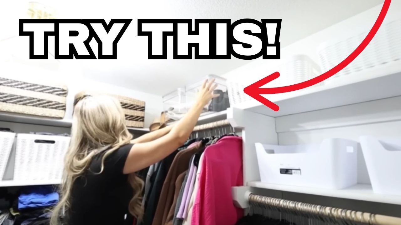 I Organized My Closet on a TINY Budget