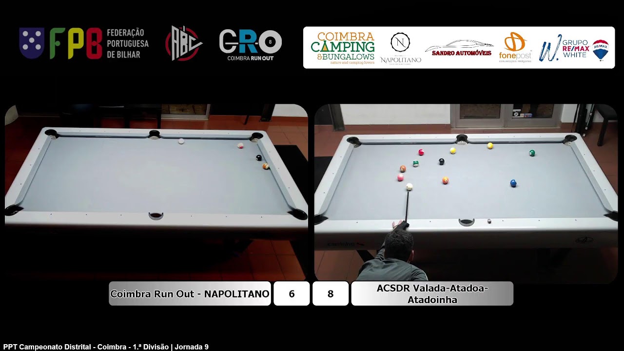 PPT Campeonato Distrital - Coimbra - 2.ª Divisão | Jornada 9