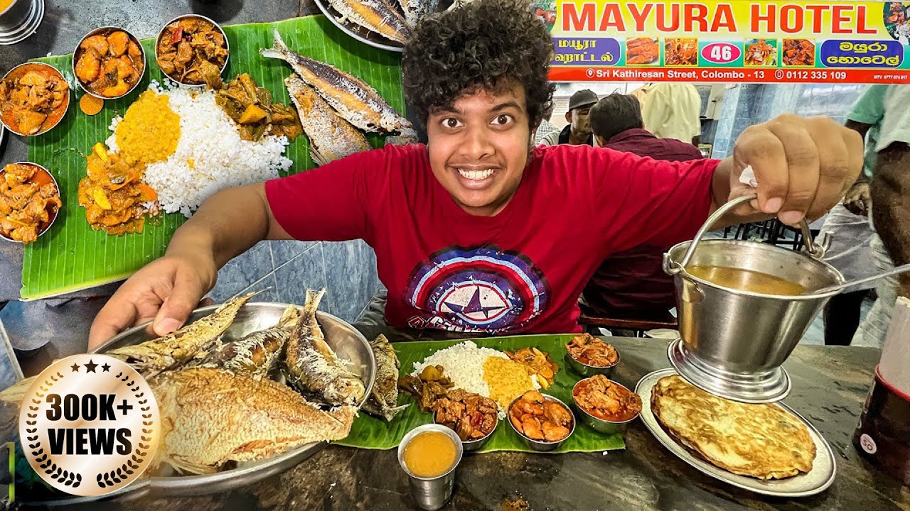 Chicken, Mutton, Fish & Prawn Meals, Mayura Hotel - Srilanka - Irfan's View