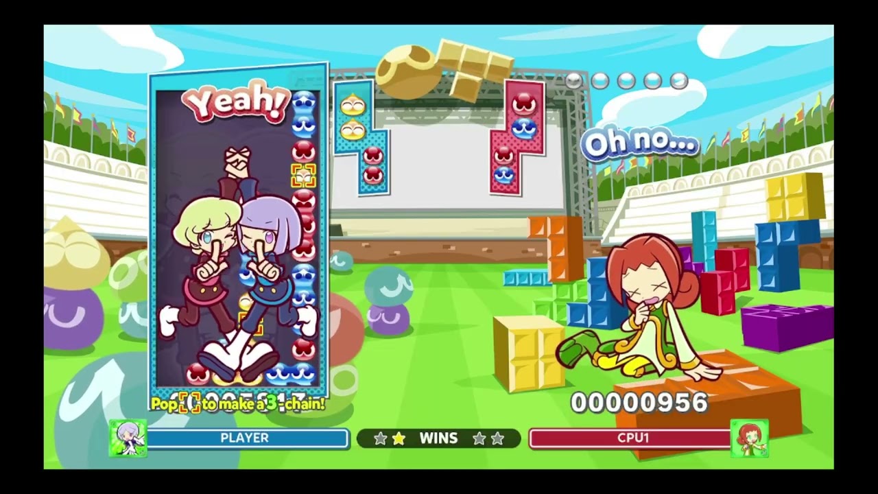 Puyo Puyo Tetris 2: Jay and Elle vs Ally