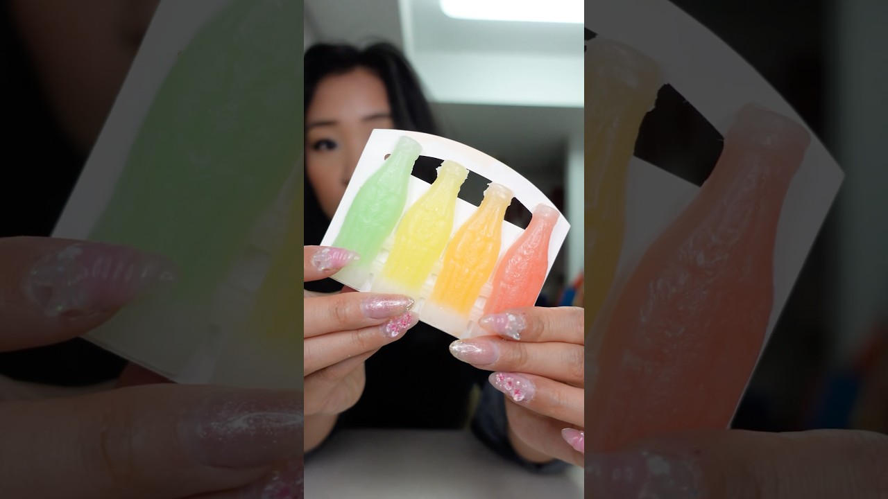 Trying out childhood candies 