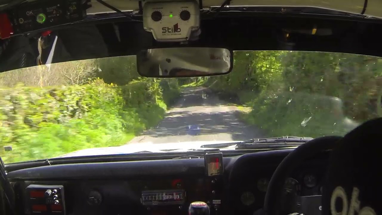 2024 Eakin stages rally SS3 John Devlin & John McCarthy Ford Escort Mk 2 2.0 16V