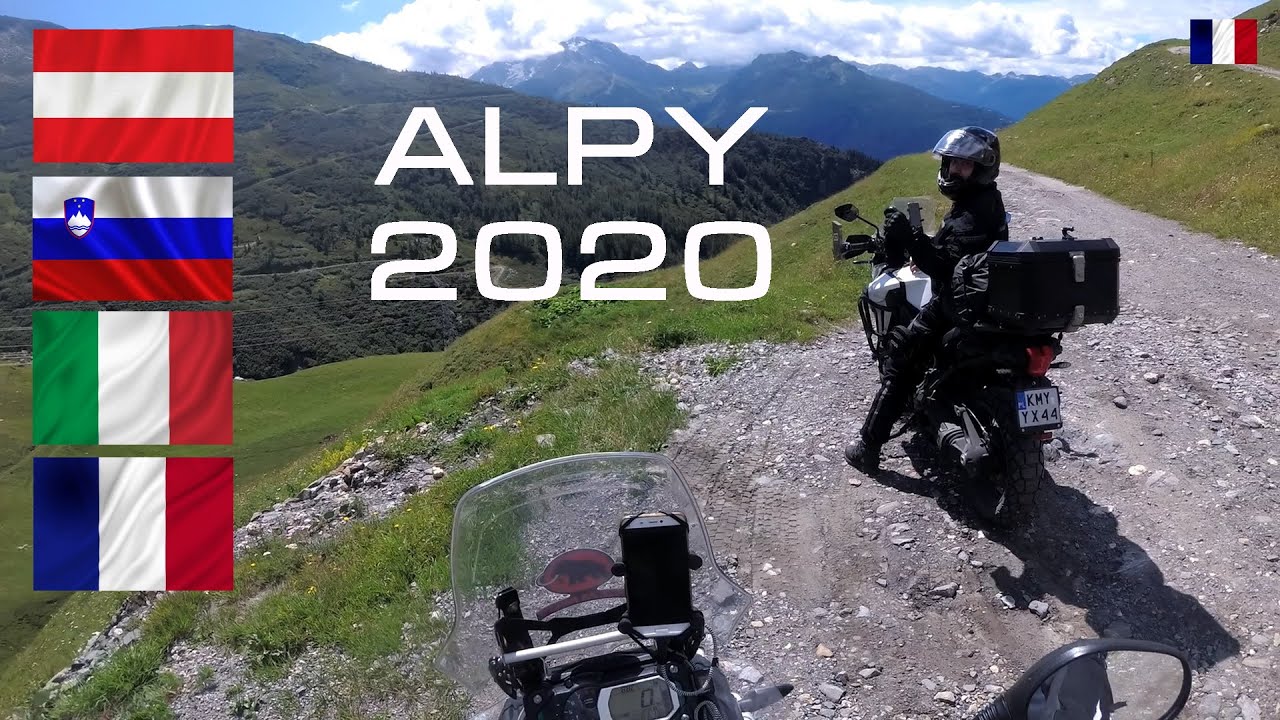 Alpy 2020 motocyklem: Austria - Słowenia - Włochy - Francja