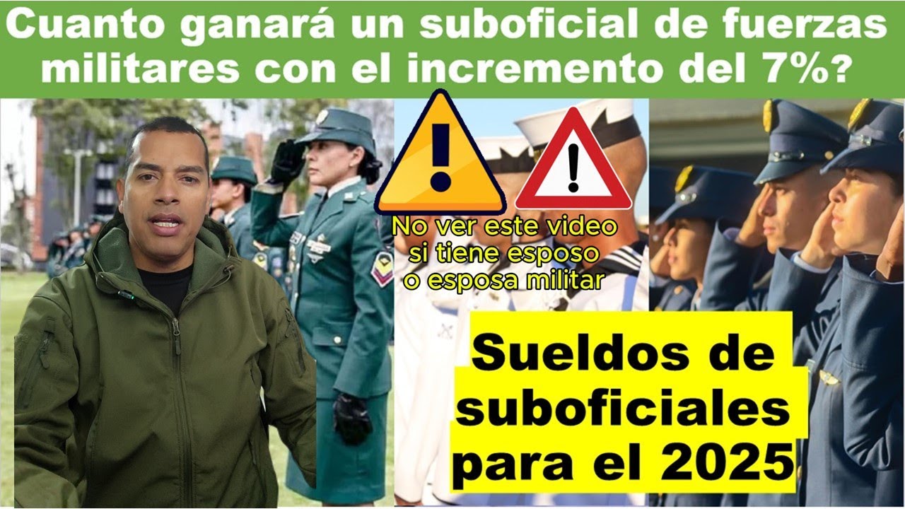 Cu&aacute;nto sera el sueldo de un Suboficial  con el incremento en el 2025