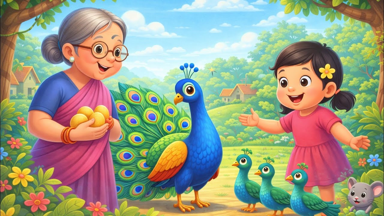 Nani Teri Morni Ko Mor Le Gaye 🦚नानी तेरी मोरनी | Hindi Balgeet | Nursery Rhymes for 1 Year Old Baby