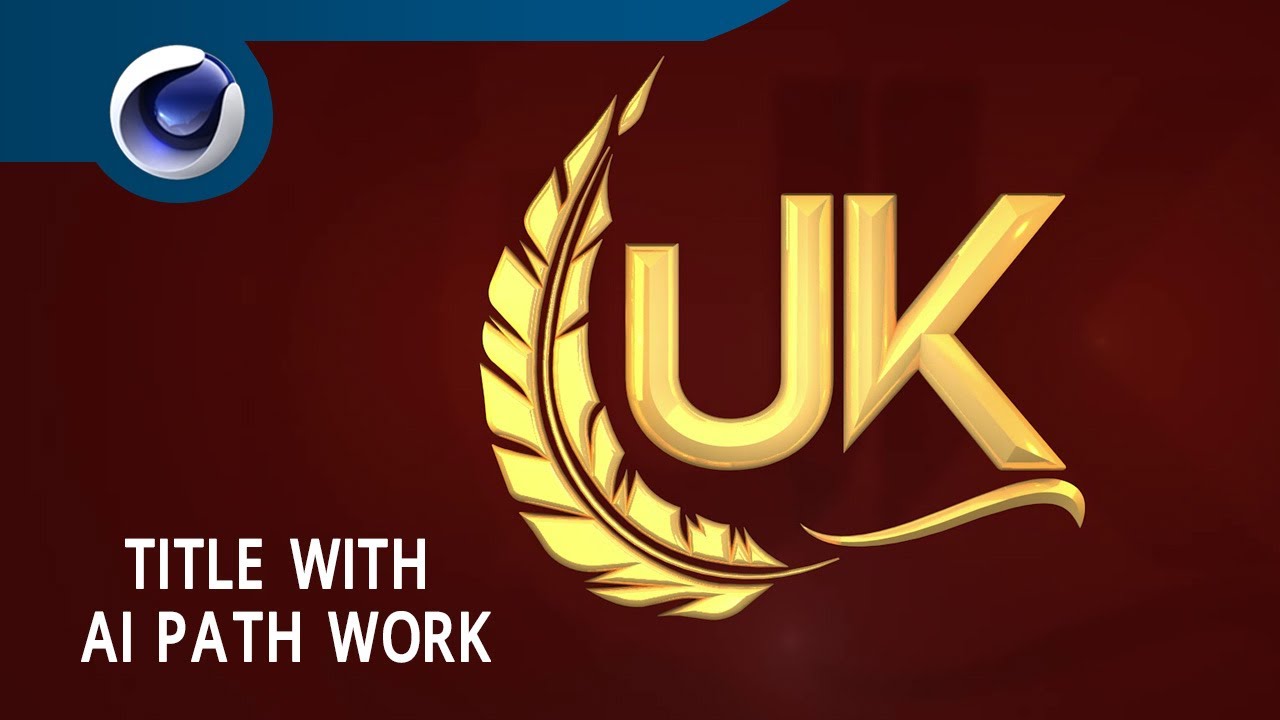 Title with Ai Path Work - Cinema 4D Tutorial