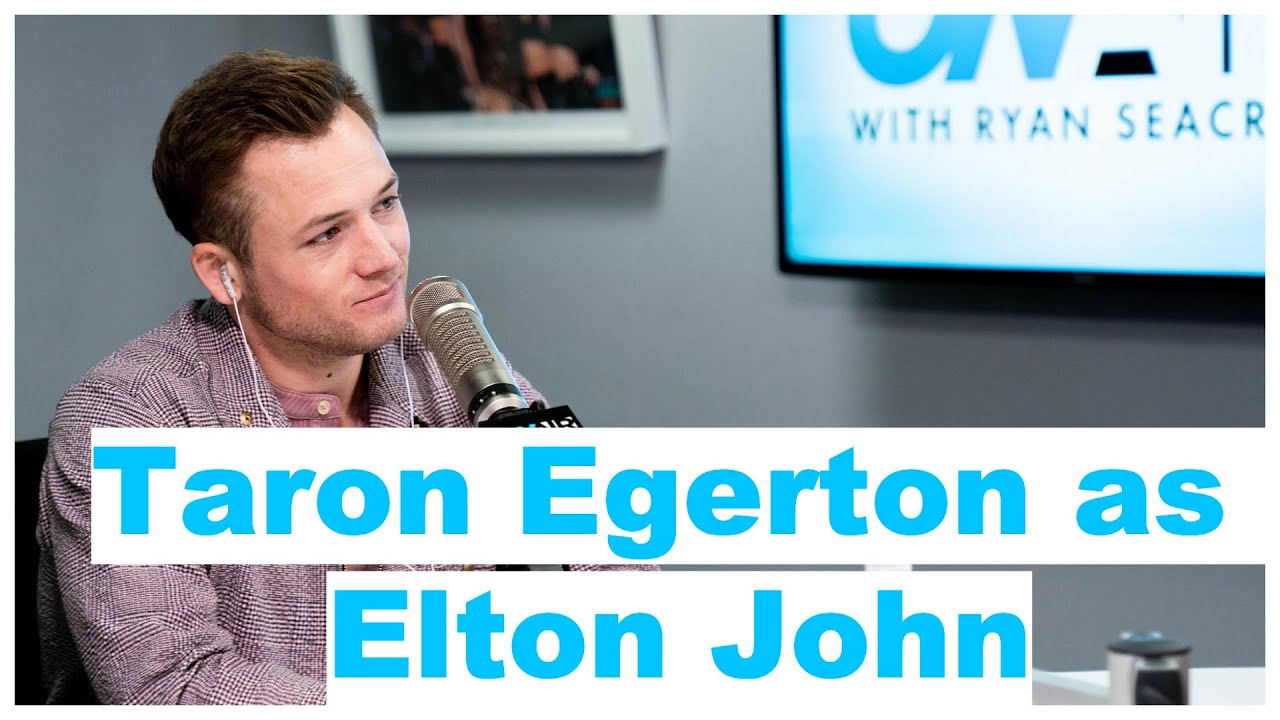 Taron Egerton as Elton John | On Air With Ryan Seacrest