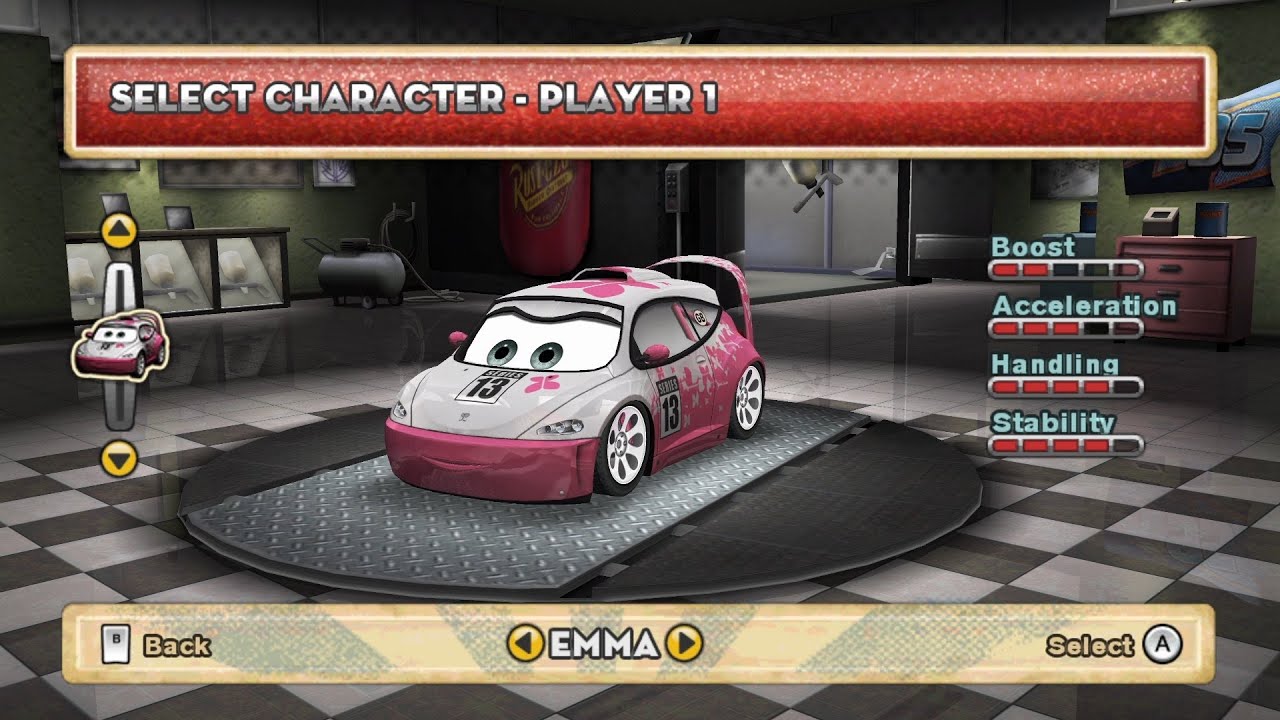 Cars Mater-National Wii - Emma Gameplay (Dolphin)