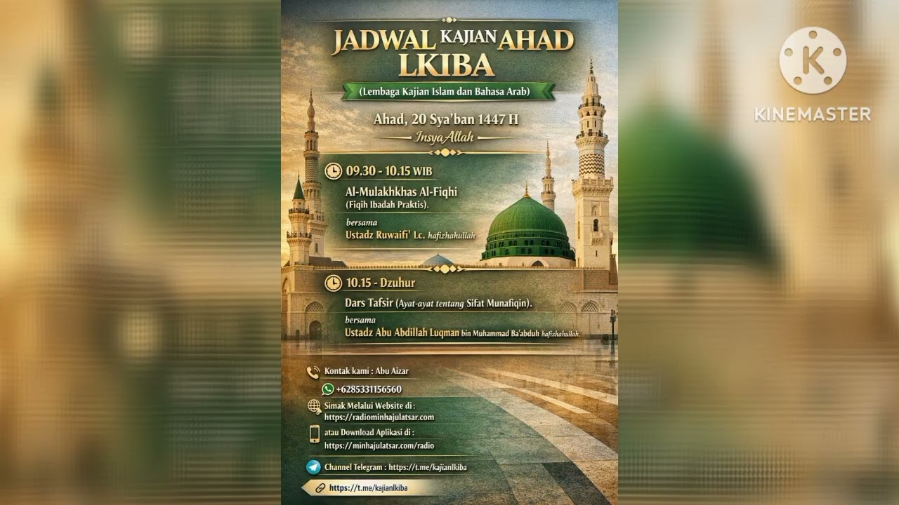 Dars Tafsir (Ayat-ayat tentang Sifat Munafiqin)