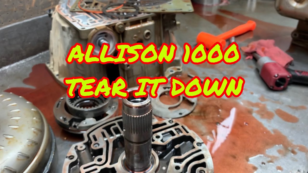 ALLISON 1000 Tear Down!!! Transmission fluid leaking out of the PUMP Video 2-3